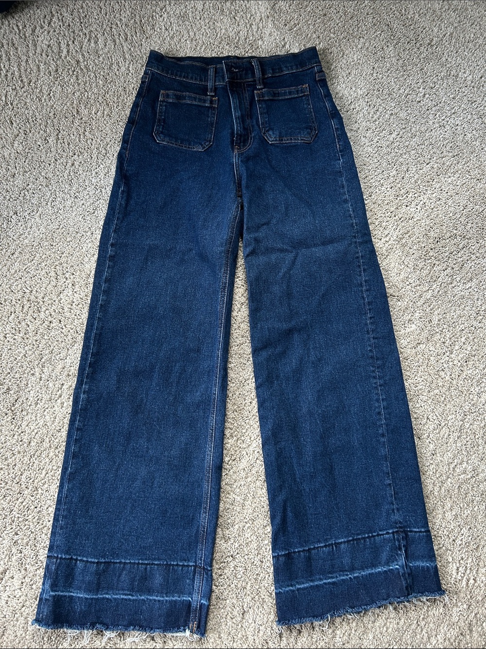 GAP Dark Blue Wide Leg Jeans